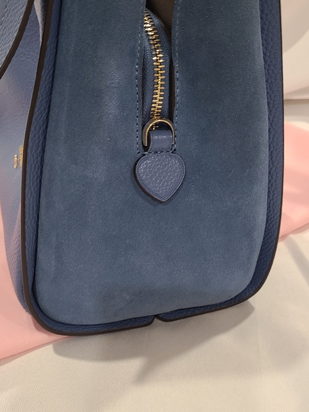 Kate Spade Knott Medium Pebbled Leather and Suede Crossbody Bag - Picture 4 of 16